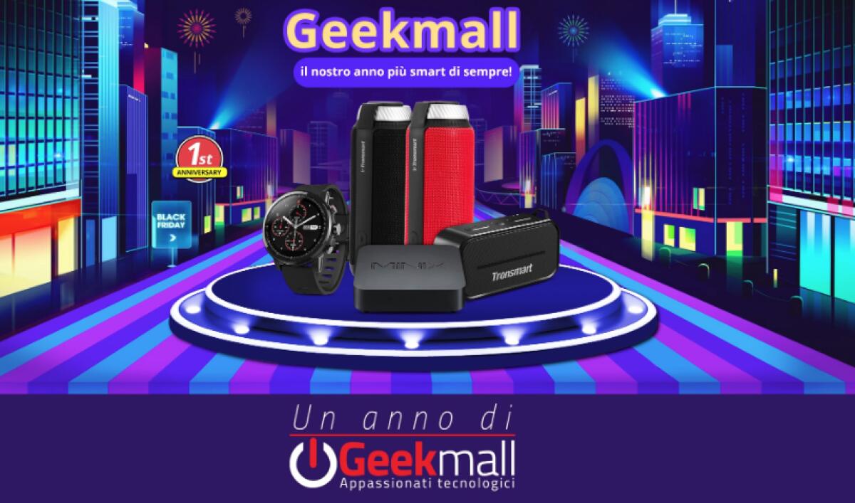 Compleanno Geekmall: Tanti Prodotti In Offerta + Coupon ESCLUSIVO - 