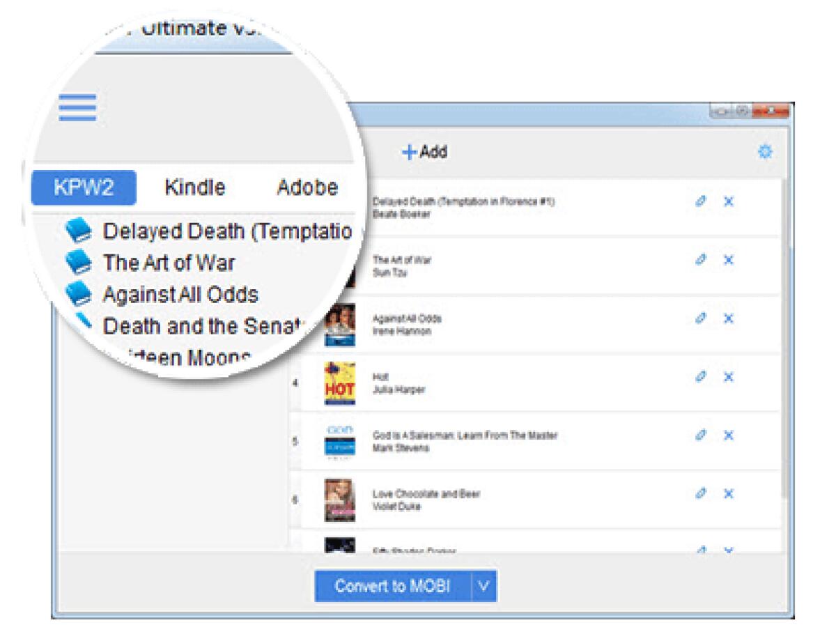 Converti e decodifica eBook acquistati da Amazon Kindle, Kobo, Sony ecc - 