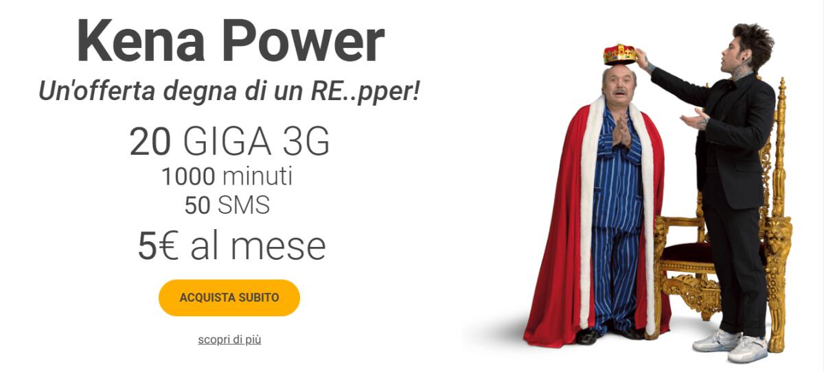 Kena sfida iliad: 20GB e tanti minuti a soli 5 euro - 