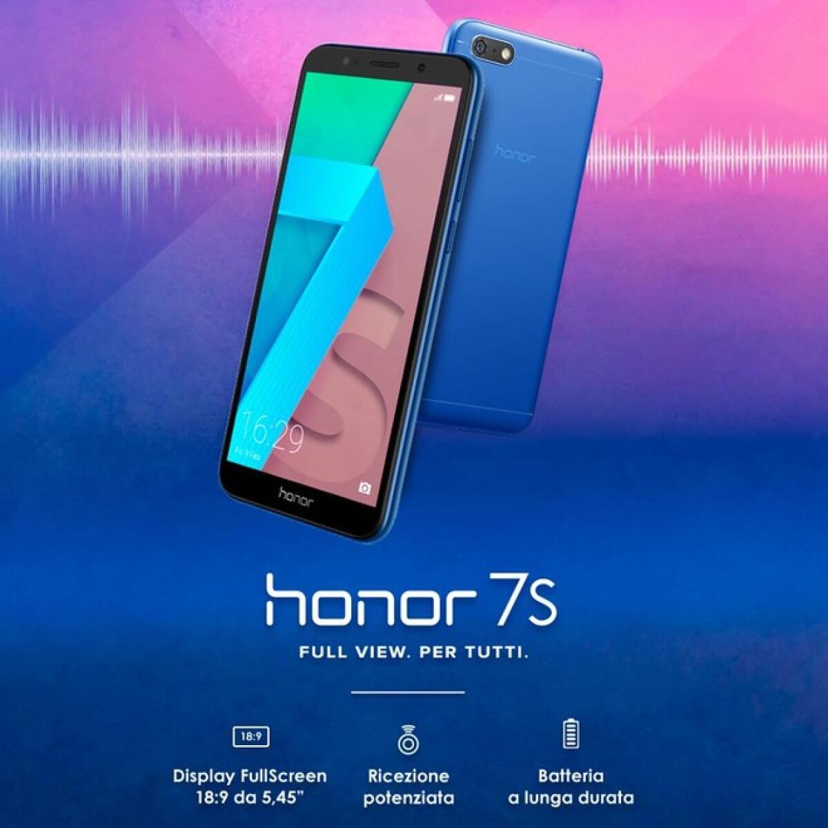Honor 7S è ufficiale: Scheda Tecnica e Caratteristiche Tecniche - 