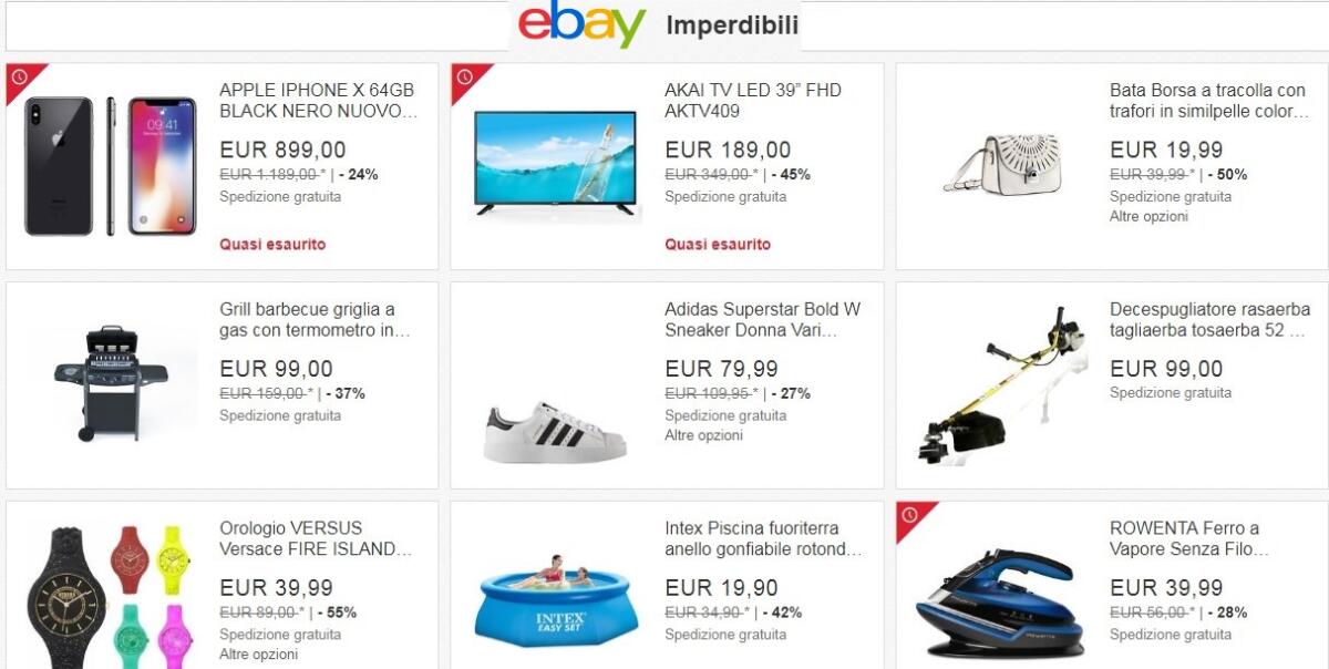 Ecco gli sconti IMPERDIBILI di eBay per tutto il Weekend Lungo - 