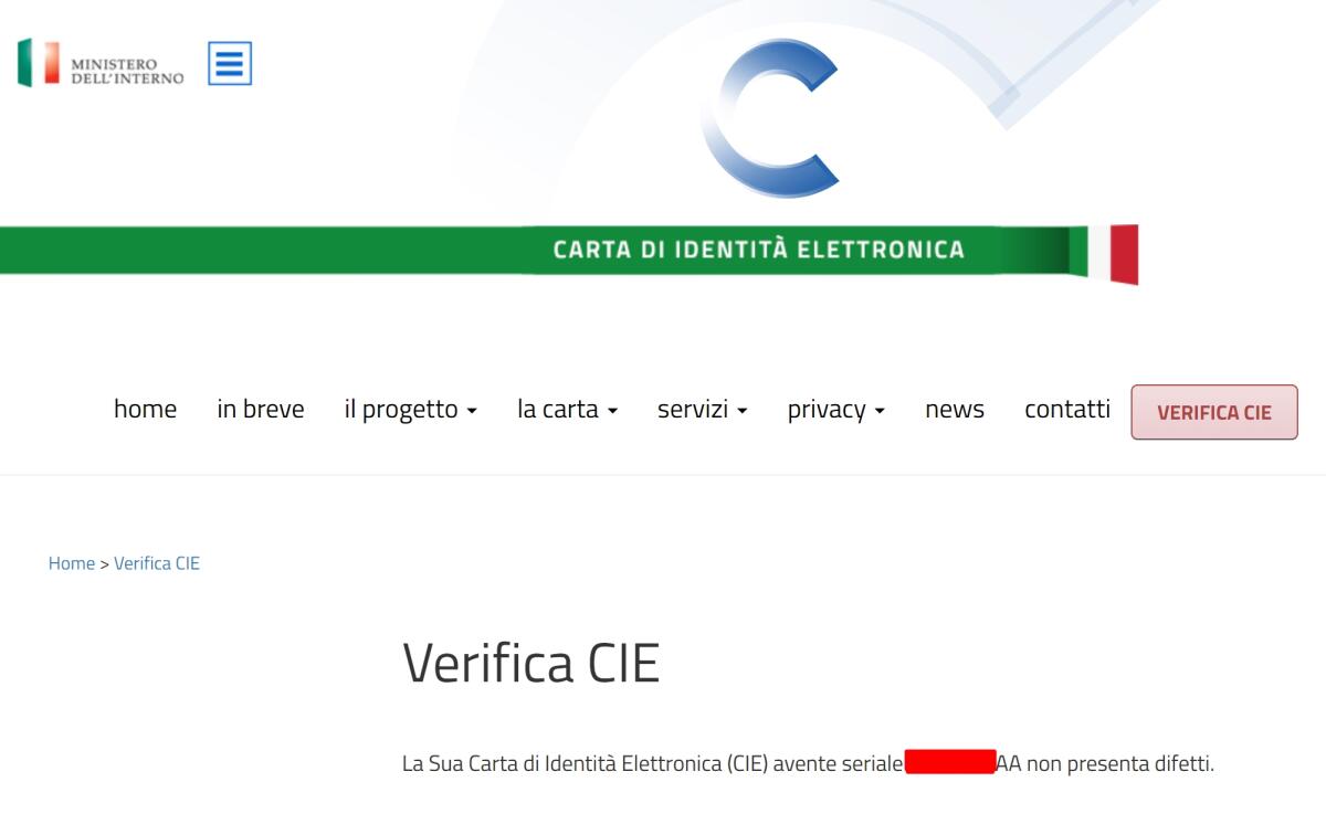 Come verificare se la tua Carta di Identità Elettronica è Difettosa - 