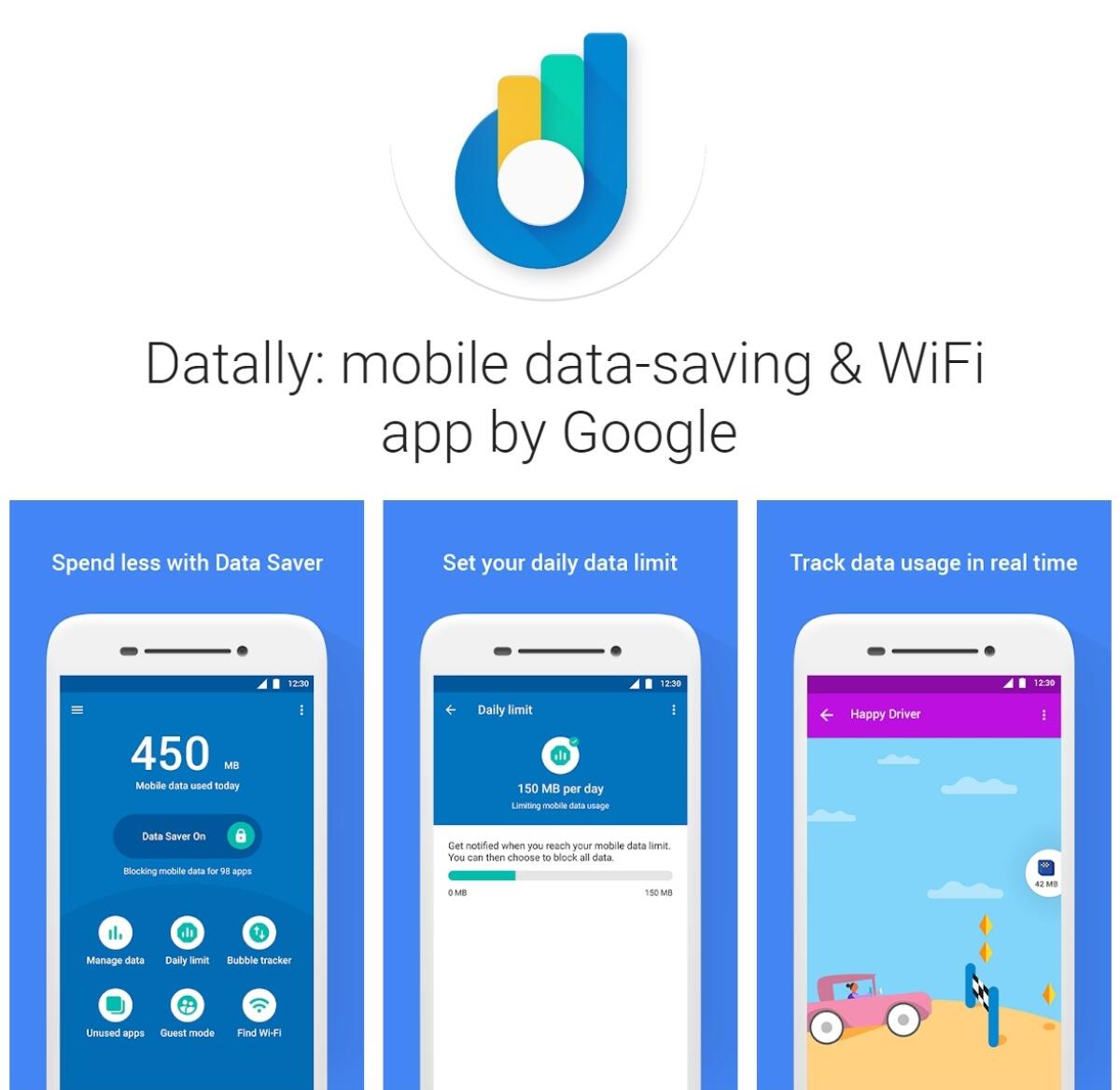 Datally per Android permette di Risparmiare Traffico Dati e bloccare le app che si connettono sempre ad Internet - 
