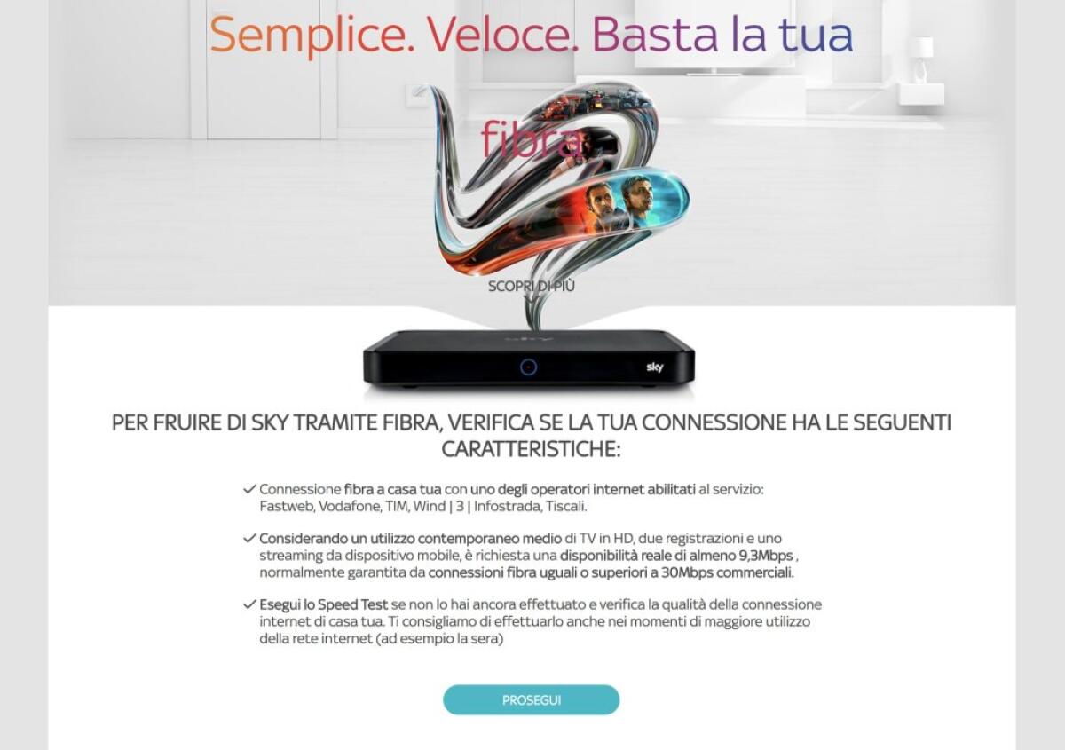 Sky Via Fibra: Come Funziona? Quanto Costa? - 