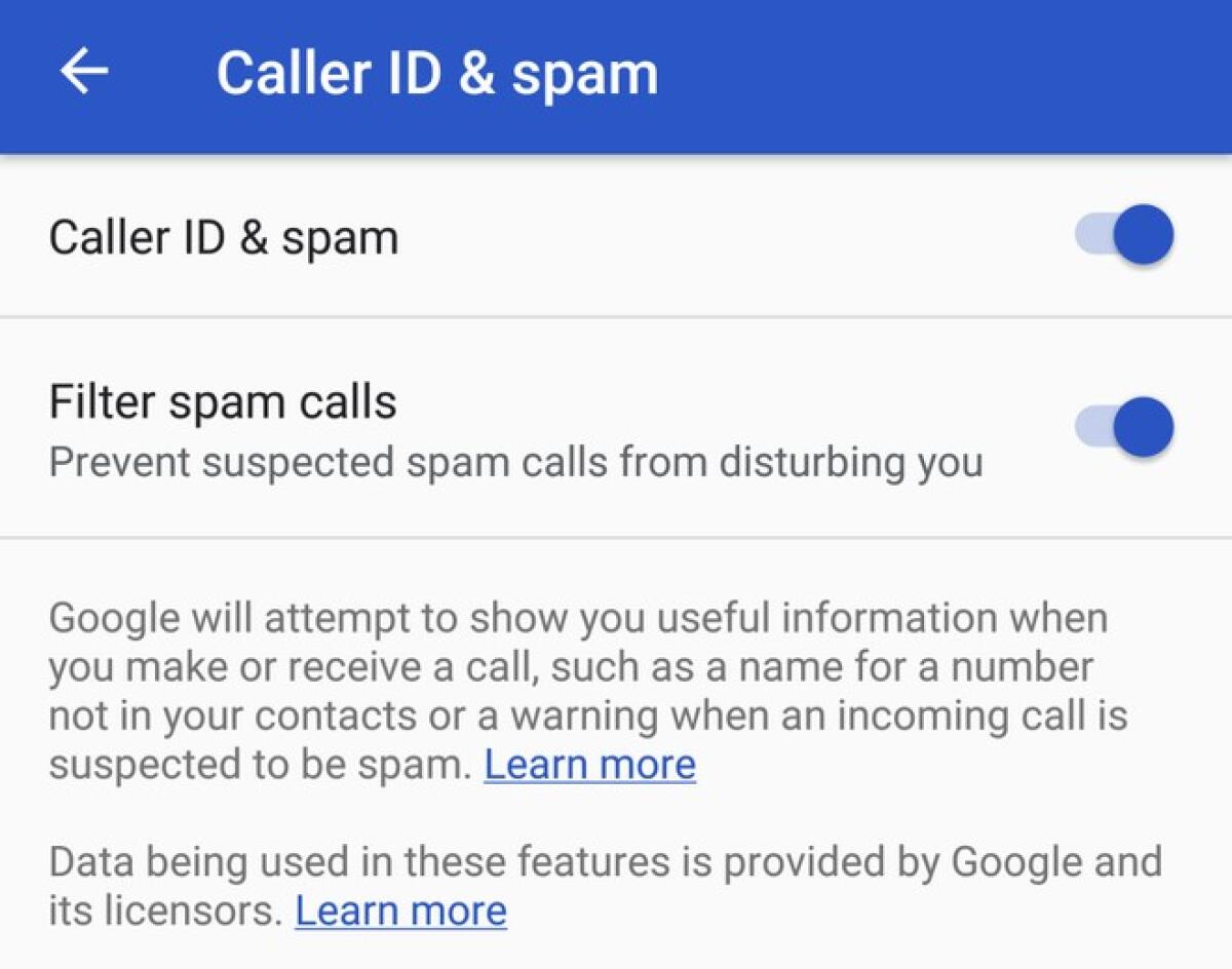 Google dichiara guerra alle Chiamate Spam con la nuova App Telefono - 