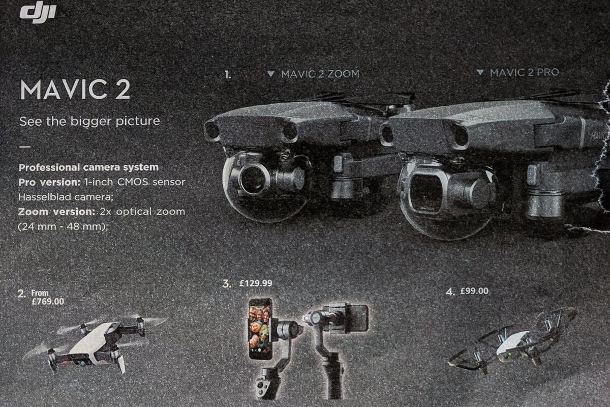 DJI Mavic 2 sarà disponibile in due versioni: Zoom e Pro ecco le prove - 