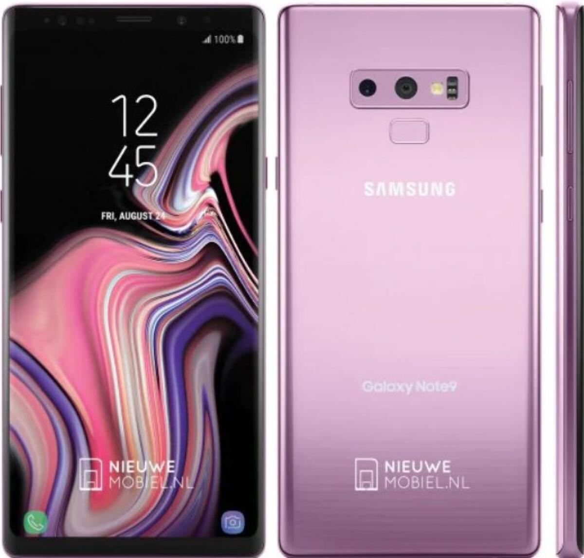 Ecco il Samsung Galaxy Note 9 nel colore Lilac Purple: Non è bello - 