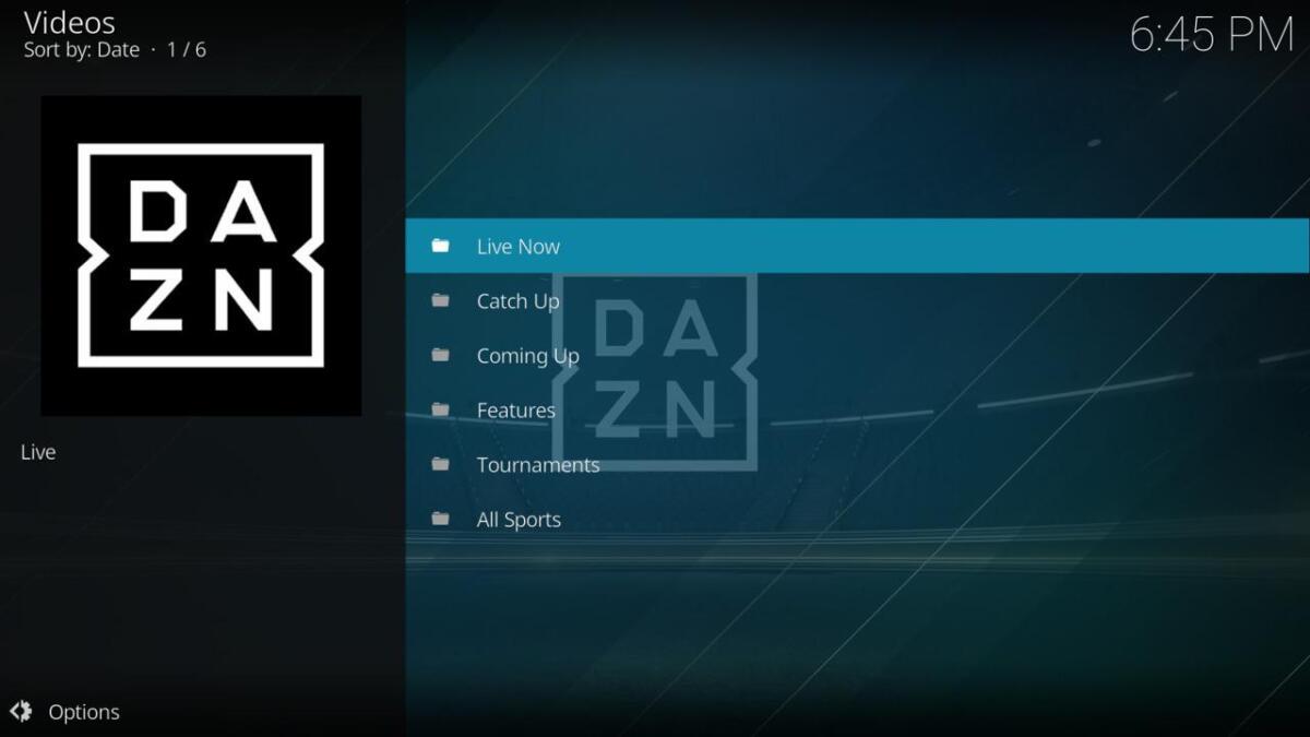 Come vedere DAZN usando Kodi: Download plugin DAZN per Kodi - 