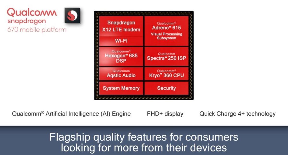 Qualcomm lancia lo Snapdragon 670: Il potente fascia media del mercato si aggiorna - 