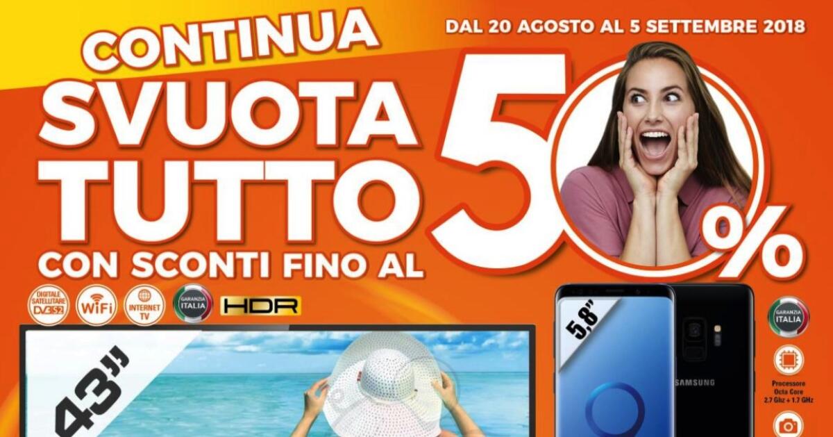 Continua lo SVUOTA TUTTO da EXPERT fino a Settembre 2018 - 