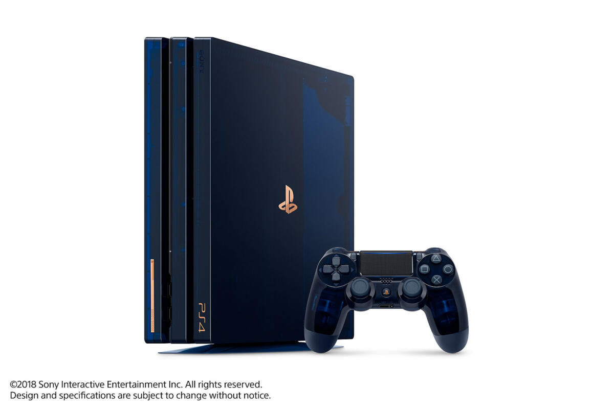 PlayStation 4 Pro Limited Edition: 2TB e Blu Trasparente. E' bellissima - 