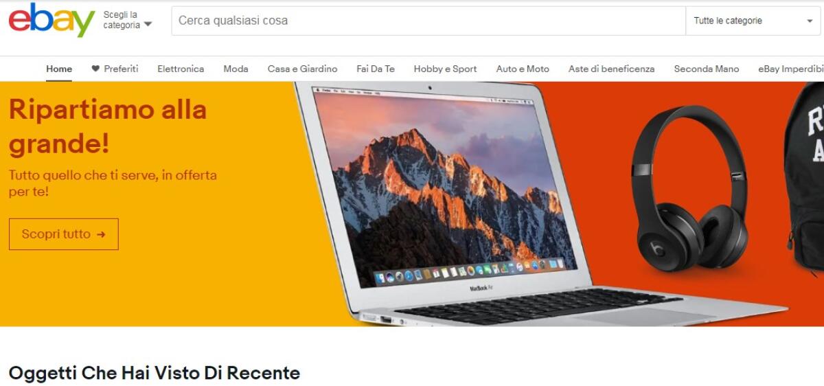 Ecco il Codice Sconto del 10% valido su TUTTO eBay - 