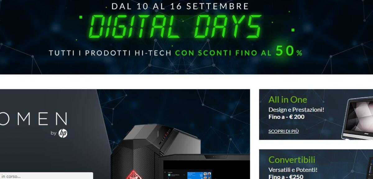 ePRICE lancia i Digital Days con sconti fino al 50% su tanti prodotti, smartphone inclusi - 