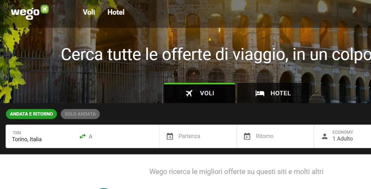 Wego: Sito web ed App dove trovare Voli e Hotel al prezzo migliore - 