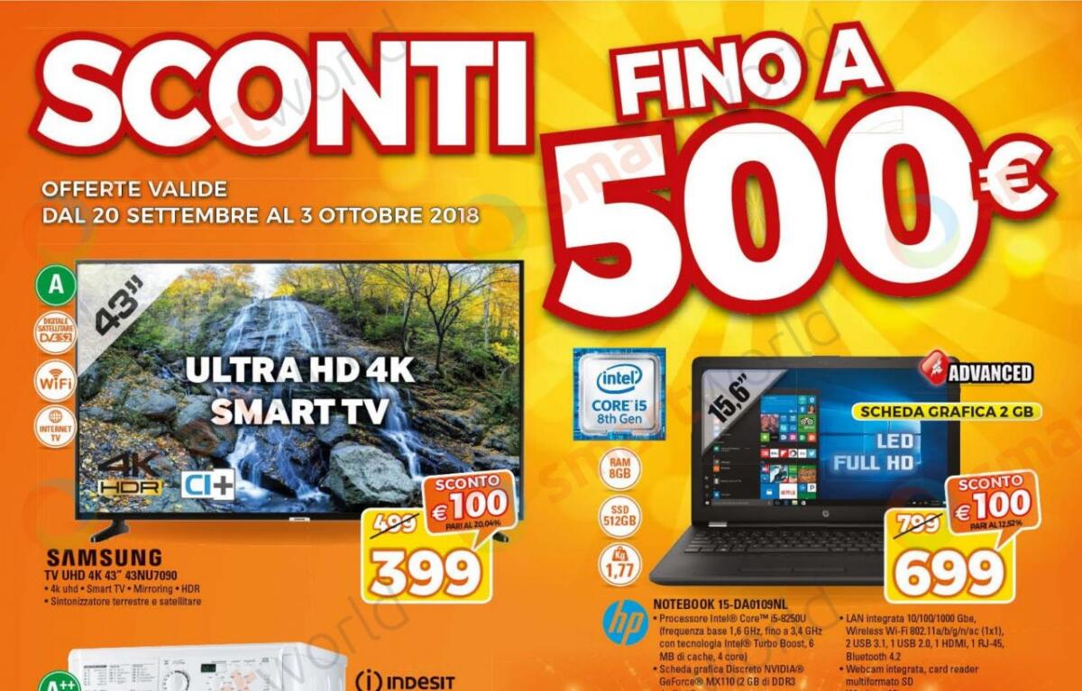 Volantino Expert SCONTI FINO AL 500€ fino al 3 ottobre 2018 - 