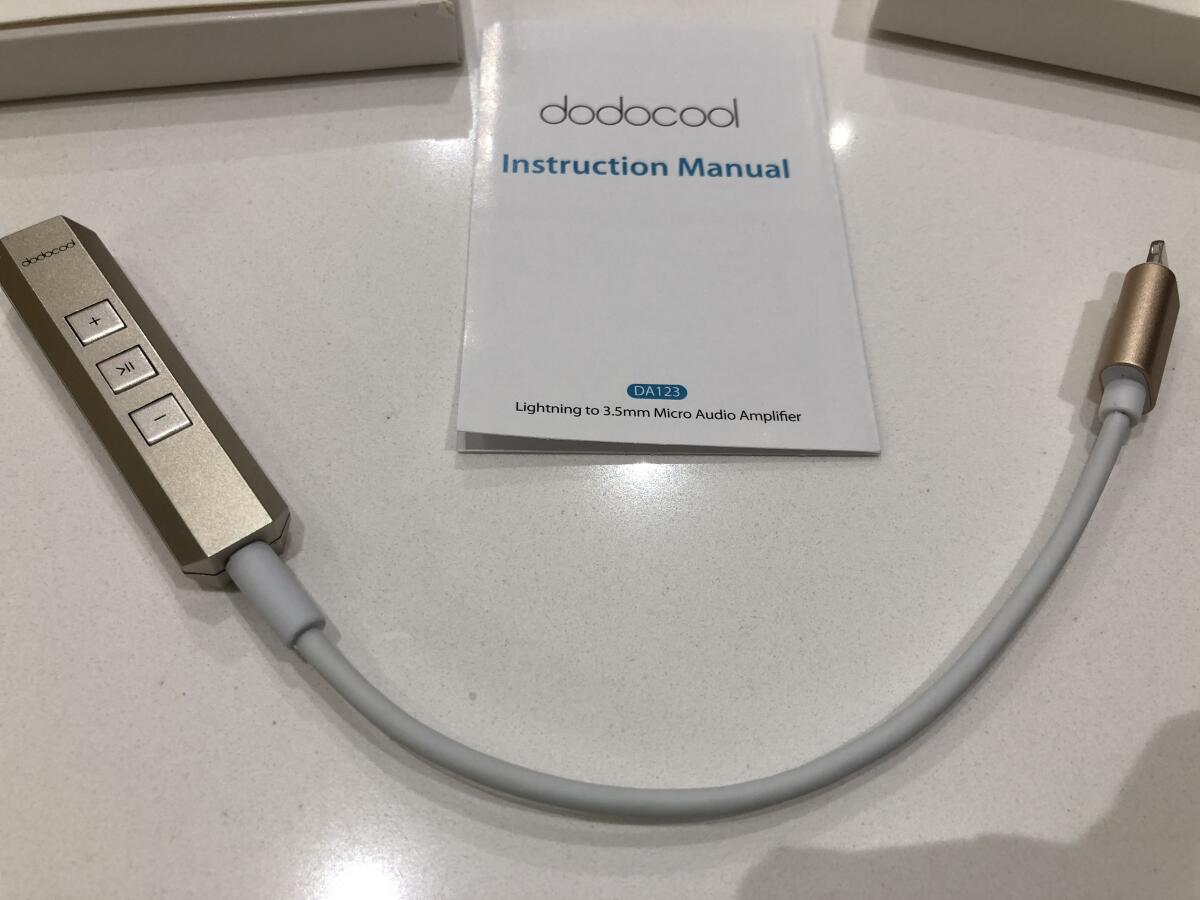 Adattatore Dodocool da Lightning a Jack Audio 3.5mm - 