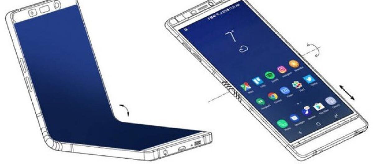 Ecco il primo smartphone pieghevole di Samsung - 