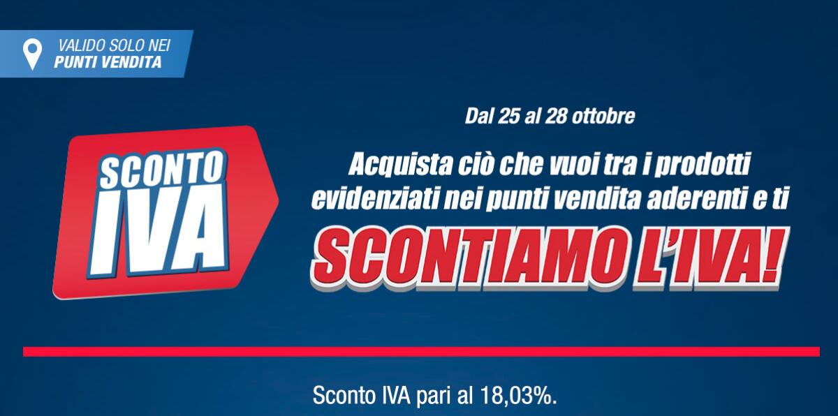 Trony SCONTO IVA ma solo fino al 28 ottobre 2018 - 