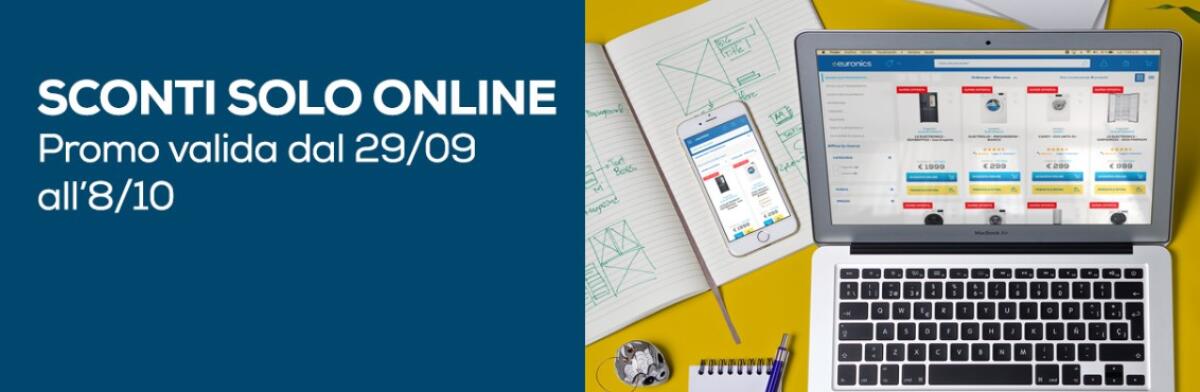 Euronics.it rilancia gli SCONTI ONLINE fino al 24 ottobre - 