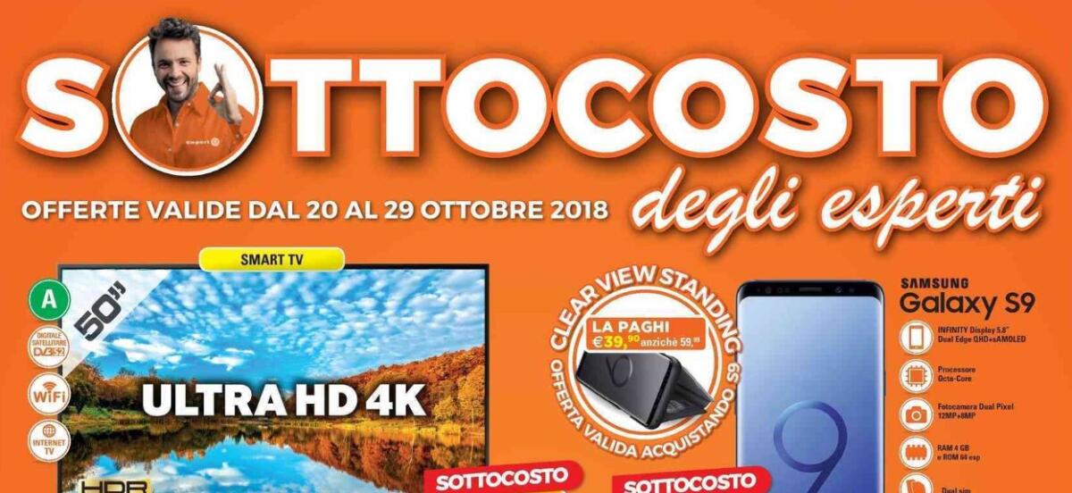 Da Expert c'è di nuovo il SOTTOCOSTO [20-29 ottobre 2018] - 