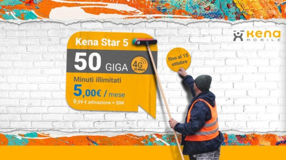 Come avere minuti illimitati e 50GB in 4G a soli 5€ al mese - 