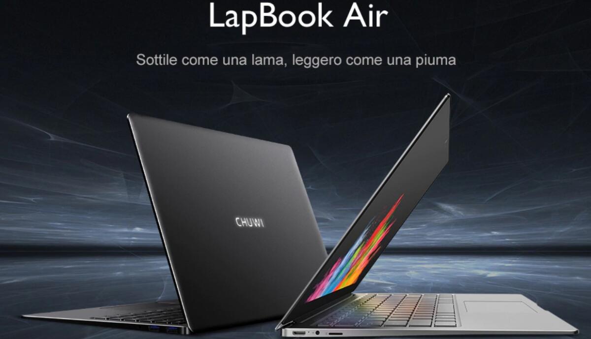 Miglior Notebook da Viaggio e Ufficio: Chuwi Lapbook Air a soli 330 euro in super offerta - 