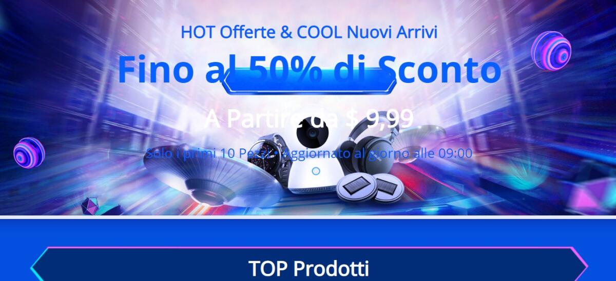50% di sconto su tanti prodotti su GearBest durante il Weekend - 