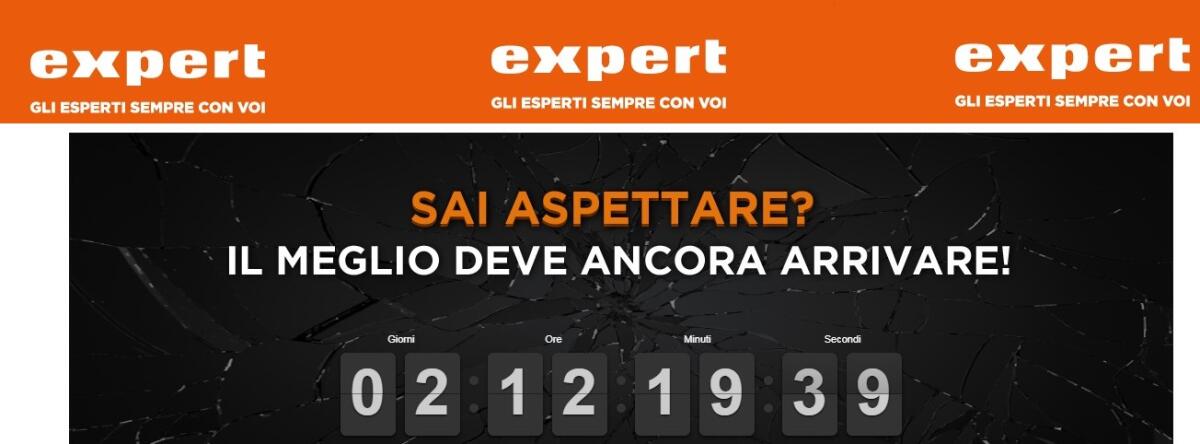 Iniziato il Countdown di Expert: Promo incredibili per il Black Friday? - 