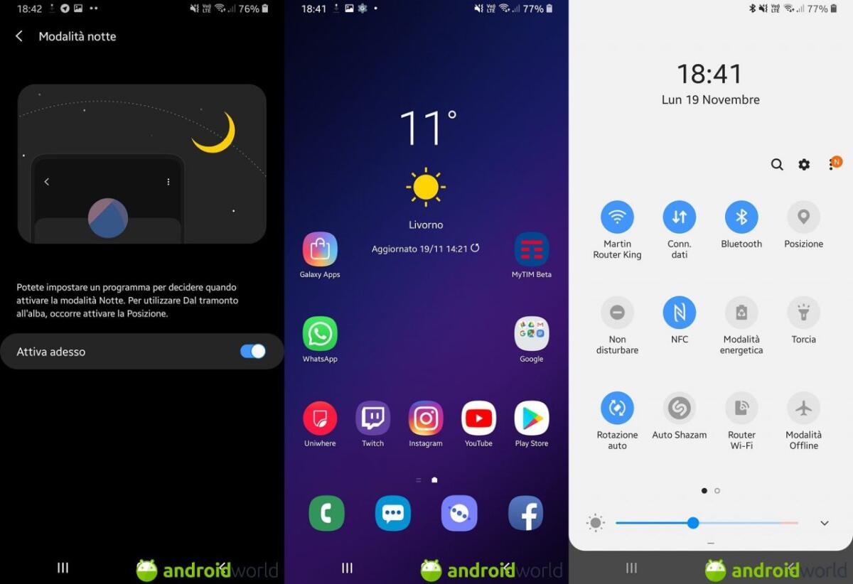 Download Android 9 Pie Per Samsung Galaxy S9/S9+ - 