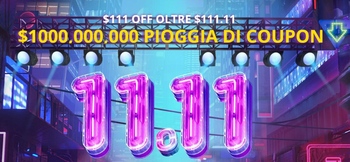 Pioggia di Sconti GearBest 11.11 - Festa dei Single [6-8 novembre] - 