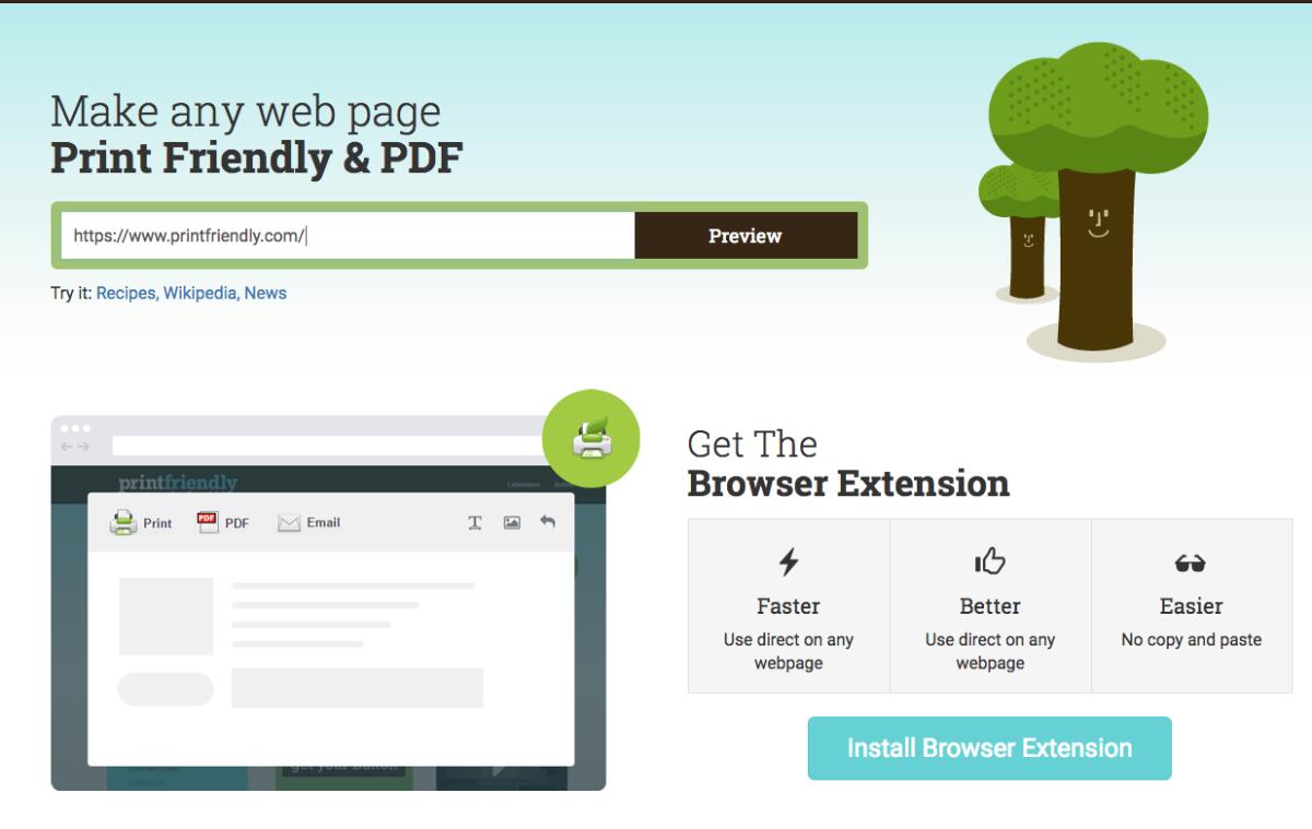 Stampare pagine web senza pubblicità senza immagini - 