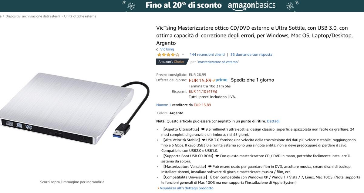 Offerte VicTsing Black Friday 2018 - 