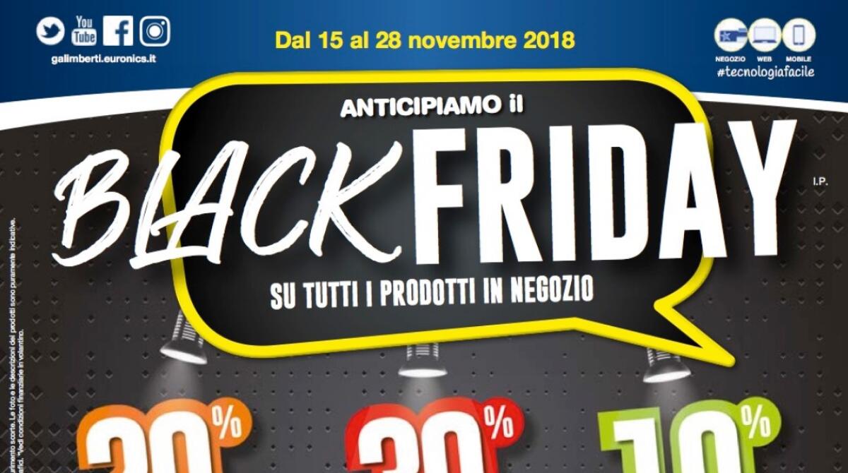 Black Friday 2018: Euronics sconta Gear IconX e P20 del 50% dal 22 novembre - 