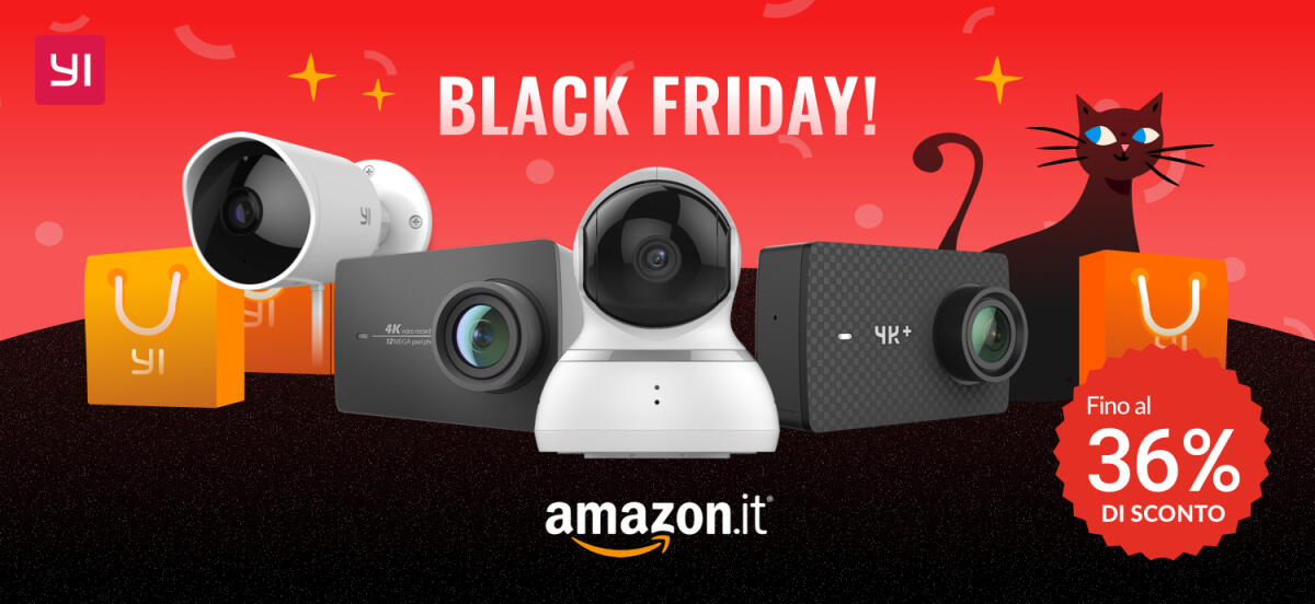 Black Friday 2018 YI: Fino al 36% di sconto su Amazon - 