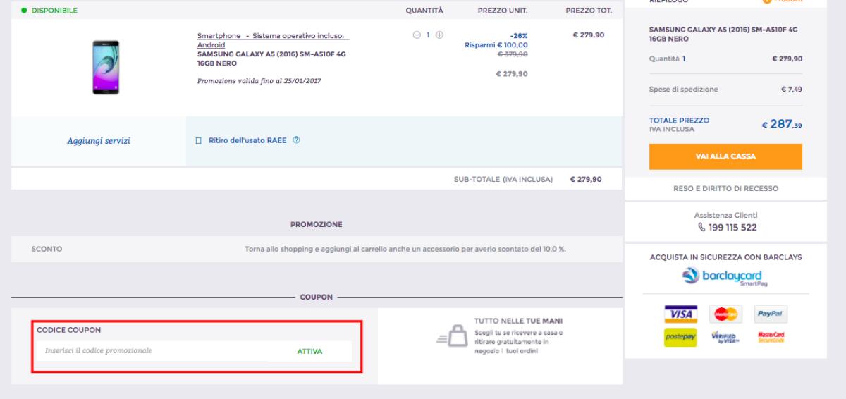 2 Codici Sconto da 10€ su Unieuro [dicembre 2018] - 