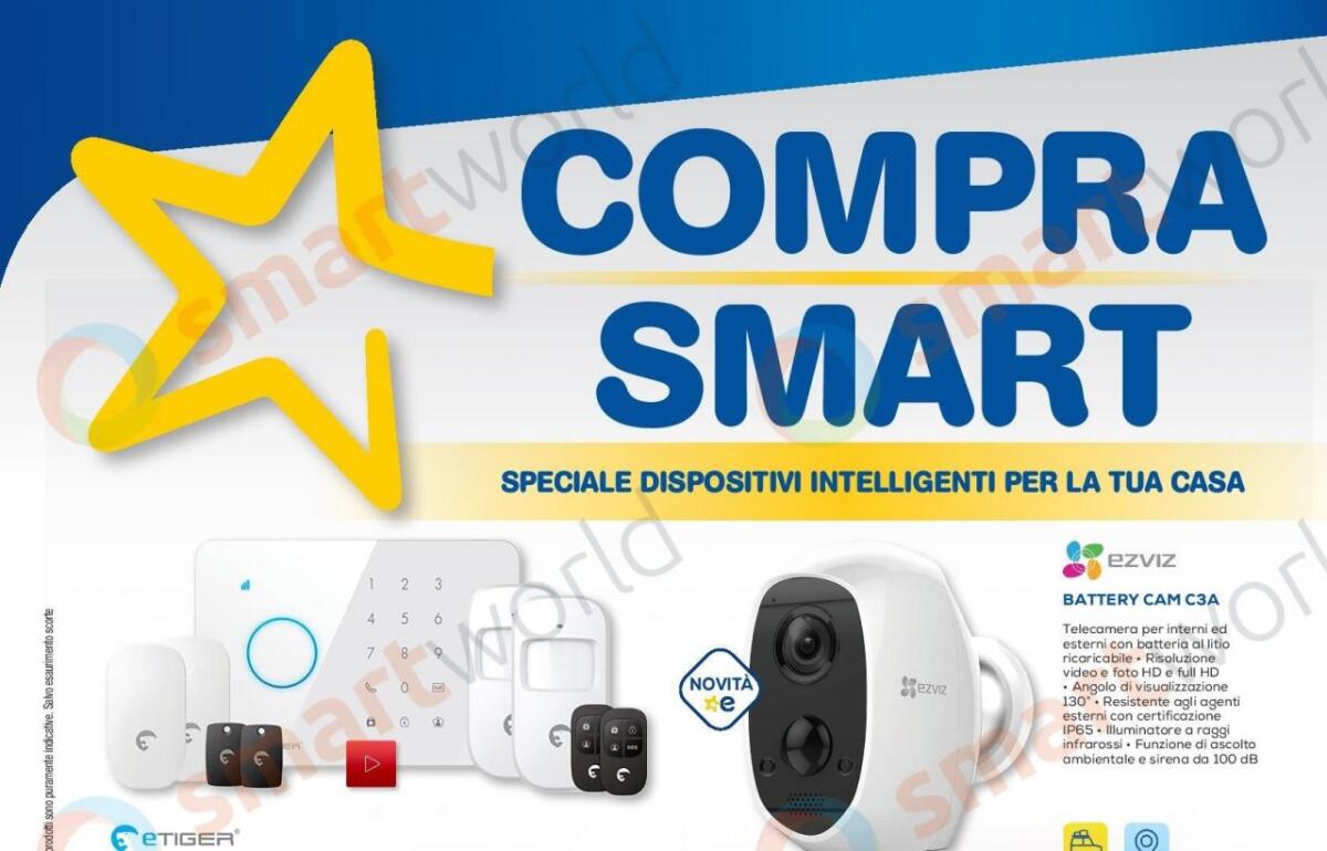 COMPRA SMART con tanta Domotica in sconto nel volantino di Dicembre EURONICS - 