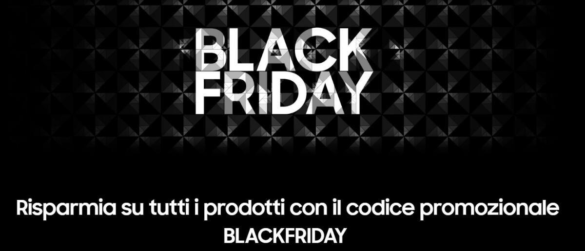 Black Friday 2018 Samsung: -25% su tutto il catalogo - 