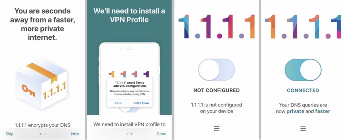Cloudflare: ecco l'app più semplice per cambiare DNS iPhone - 