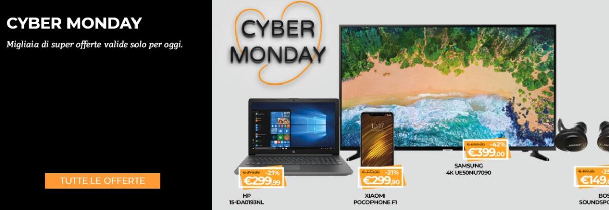 Cyber Monday Unieuro: Incredibili sconti anche oltre il 50% - 