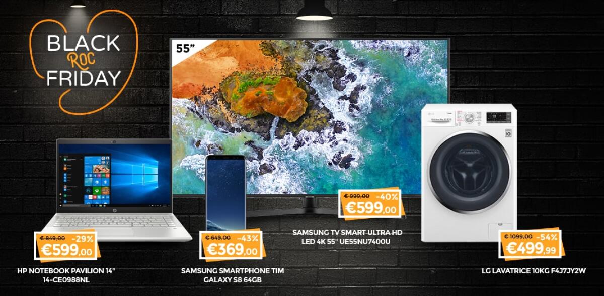 Il Black Friday 2018 di Unieuro è già partito Online ed in Negozio - 