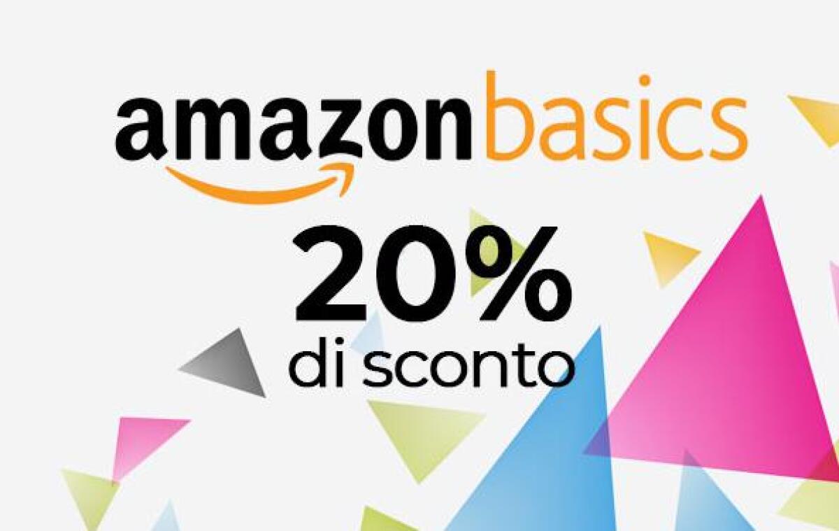 20% di sconto sui prodotti Amazon Basics per il Black Friday - 