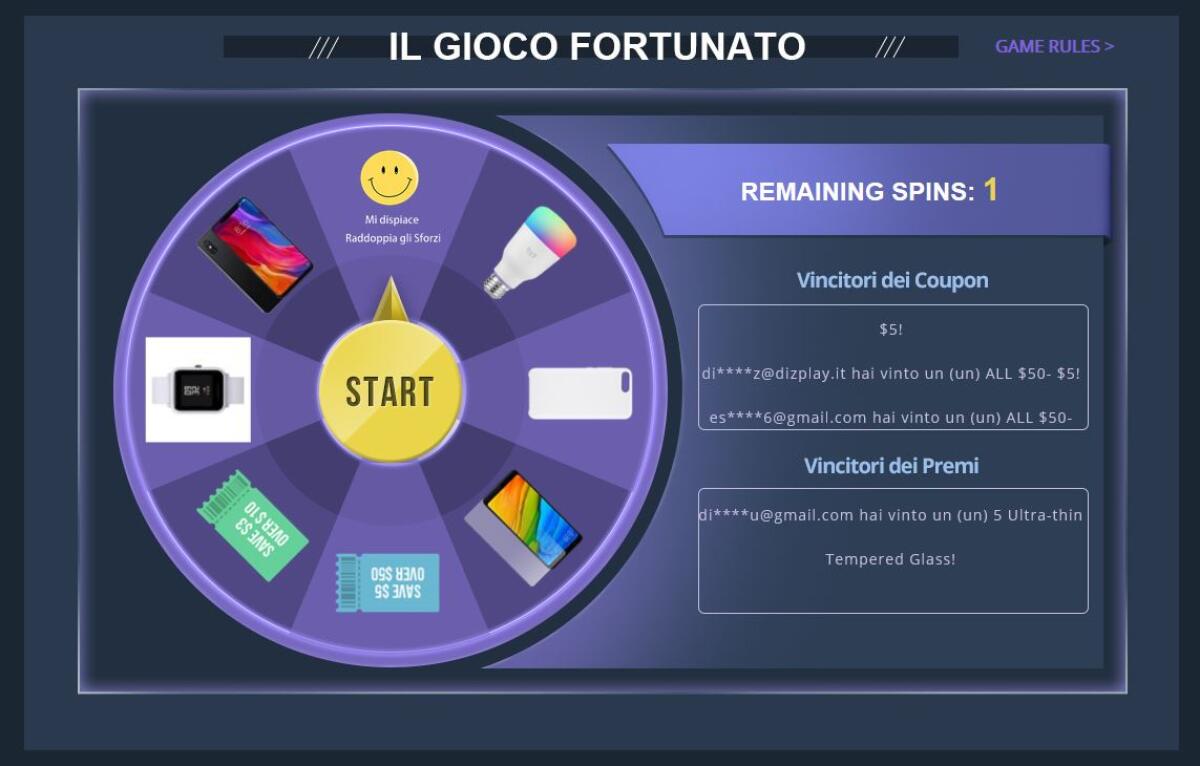 Ruota della fortuna su GearBest: prova a vincere Xiaomi Mi 8 - 