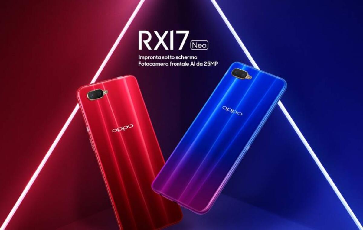 Oppo RX17 Neo è ufficiale: Scheda Tecnica e Caratteristiche Tecniche - 