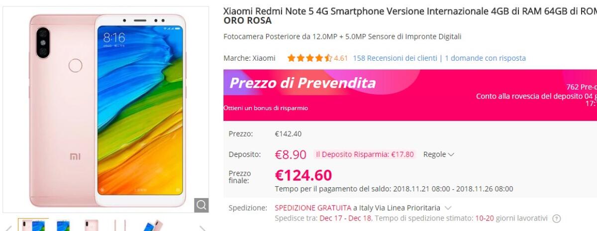 GearBest attiva la prevendita con deposito e paghi dopo a prezzo scontatissimo - 
