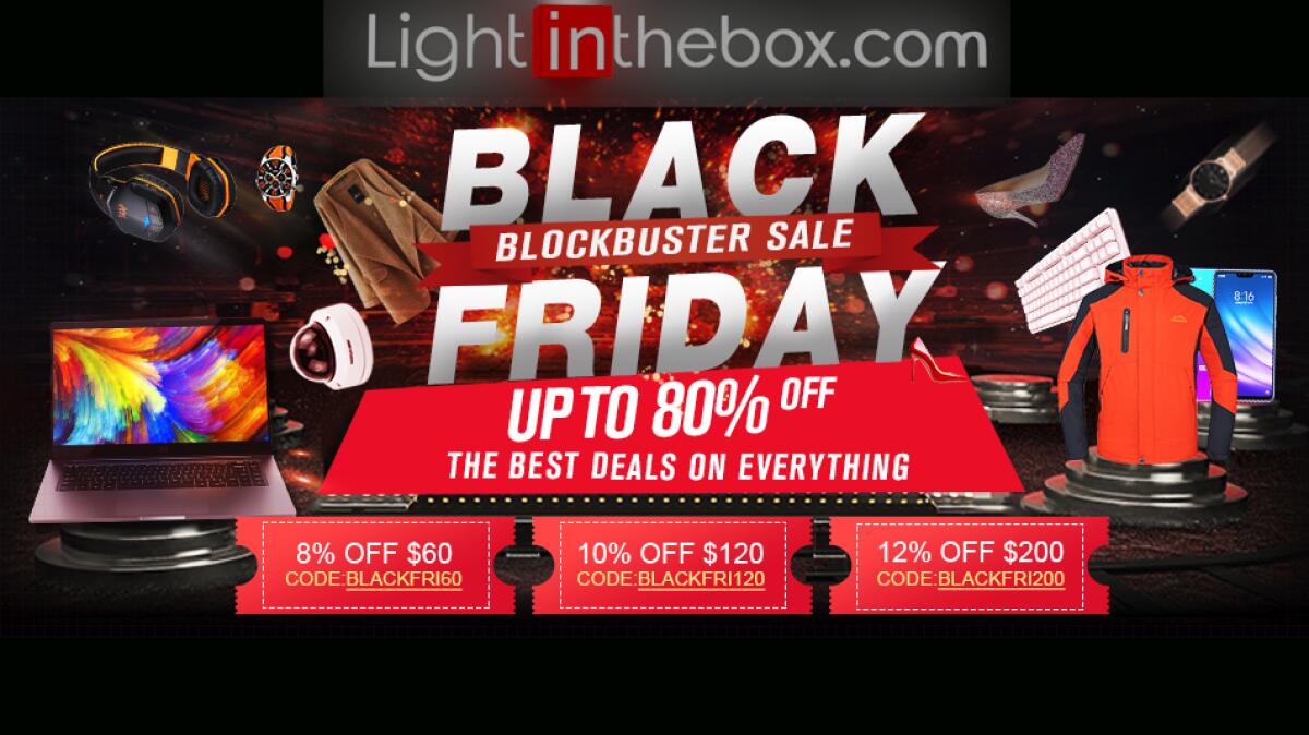 Black Friday 2018 LightInTheBox e gli sconti Incredibili: Guardate con i vostri occhi - 