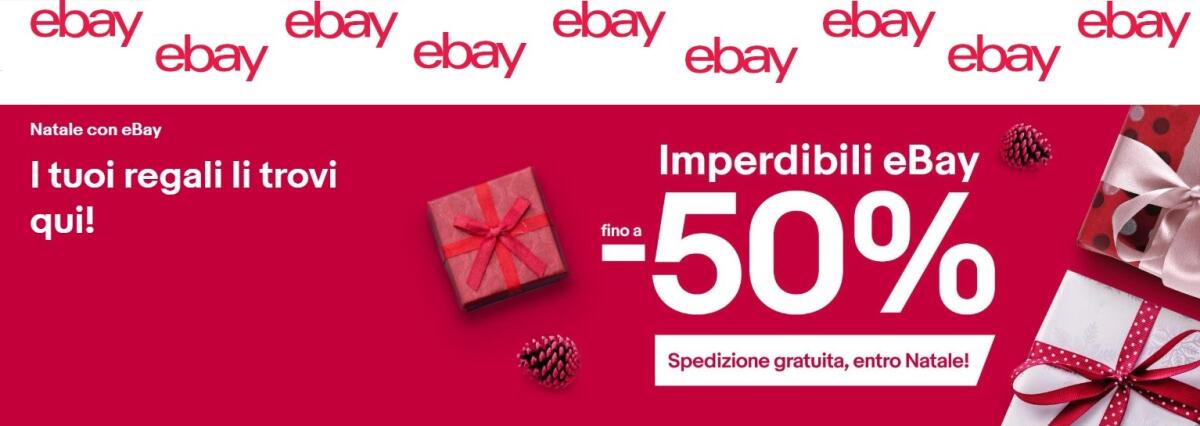 Regali di Natale eBay: Mamma mia che sconti anche oltre il 50%. Ecco le migliori offerte - 