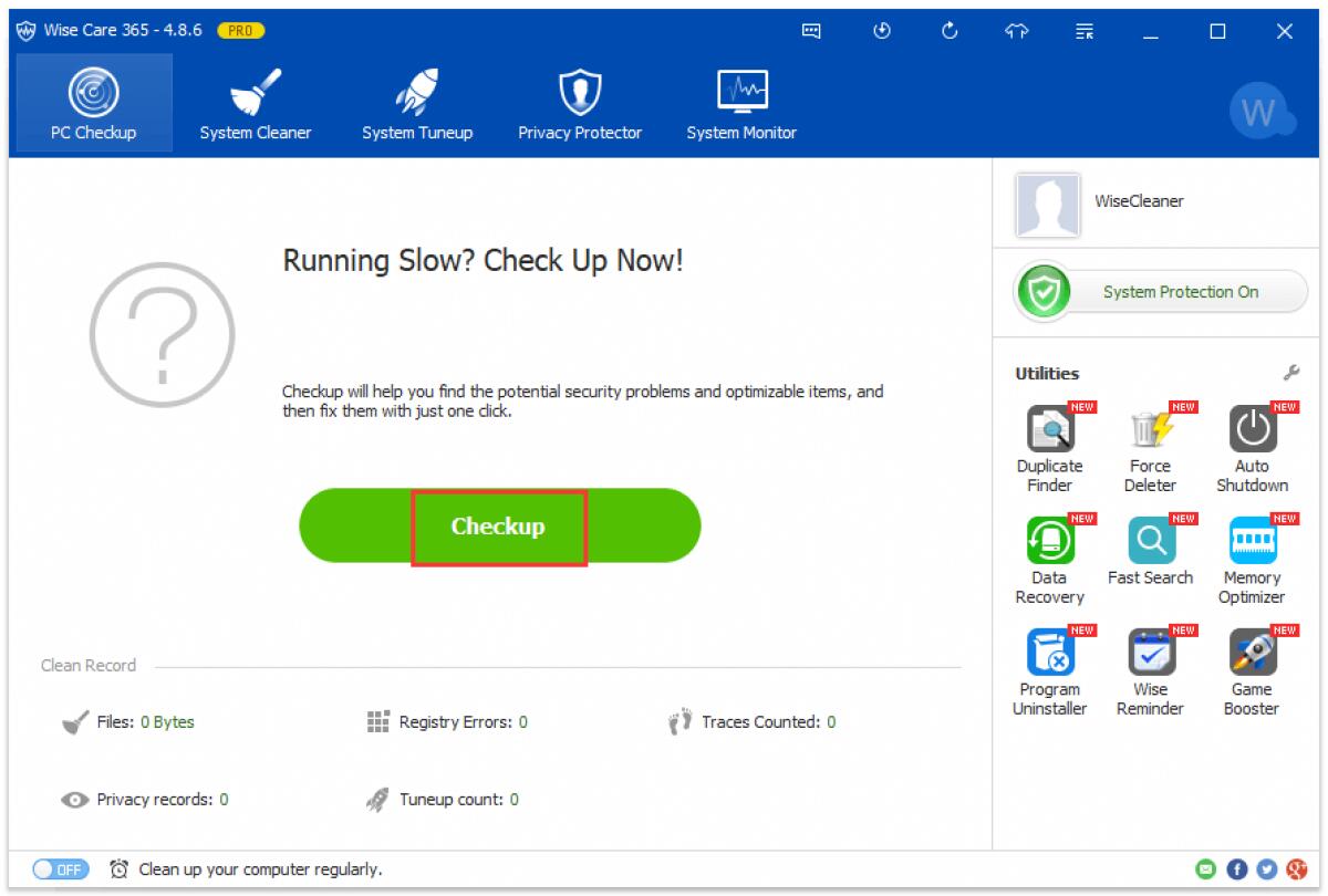 Wise Care 365 Pro: Velocizza il tuo PC in pochi click - 