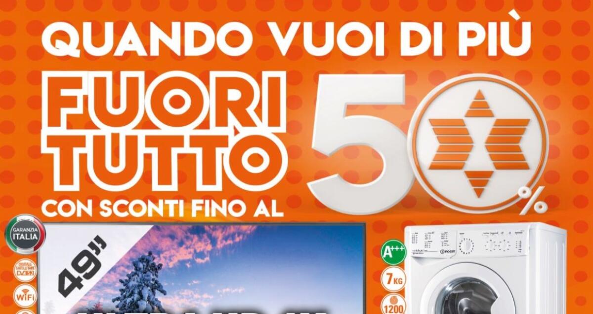 Il primo Volantino del 2019 è di Expert: QUANDO VUOI DI PIU' FUORI TUTTO - 