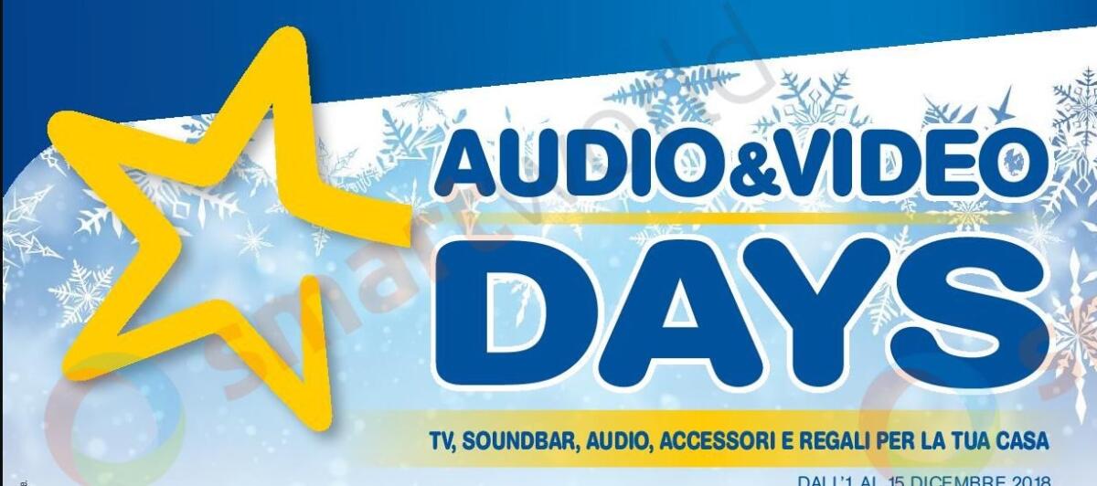 Euronics lancia gli AUDIO & VIDEO DAYS fino al 15 dicembre - 