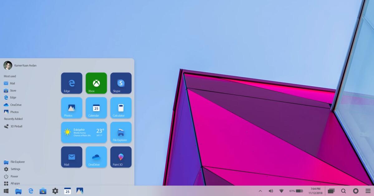 Questo il primo video di Windows 11? - 